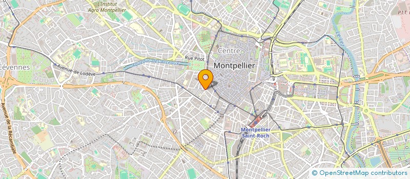 localisation de l'entreprise POISSONNERIE LE BARRACUDA à MONTPELLIER