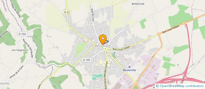 localisation de l'entreprise POISSONNERIE LE PECH'EURE  BEUZEVILLE