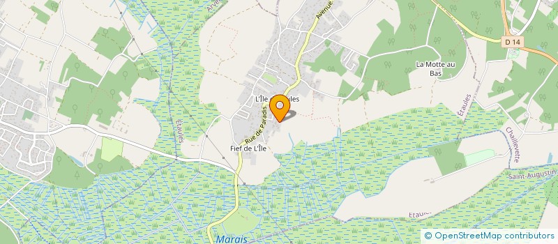 localisation de l'entreprise POISSONNERIE LE REVE DU MOUSSE  ETAULES