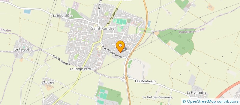 localisation de l'entreprise POISSONNERIE LN à SAINT-XANDRE