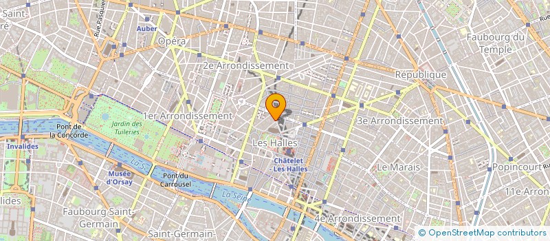localisation de l'entreprise POISSONNERIE MARGUE DORLIN CIE à PARIS