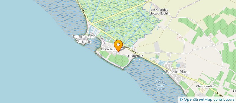 localisation de l'entreprise POISSONNERIE P'TIT TUTU  TALMONT-SUR-GIRONDE