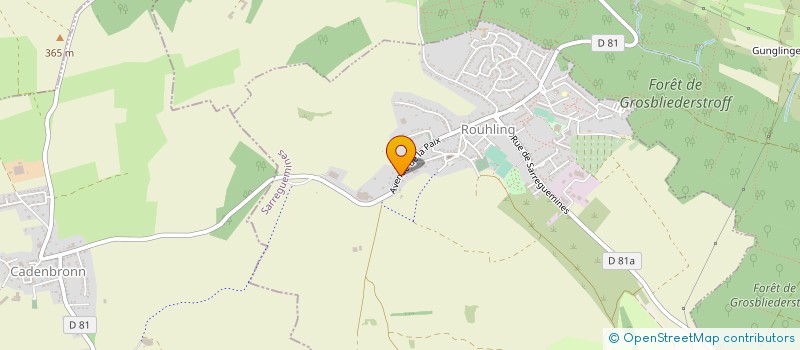 localisation de l'entreprise POISSONNERIE ROTGE  ROUHLING