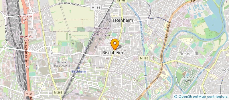 localisation de l'entreprise POISSONNERIE SCHEFFLER à BISCHHEIM
