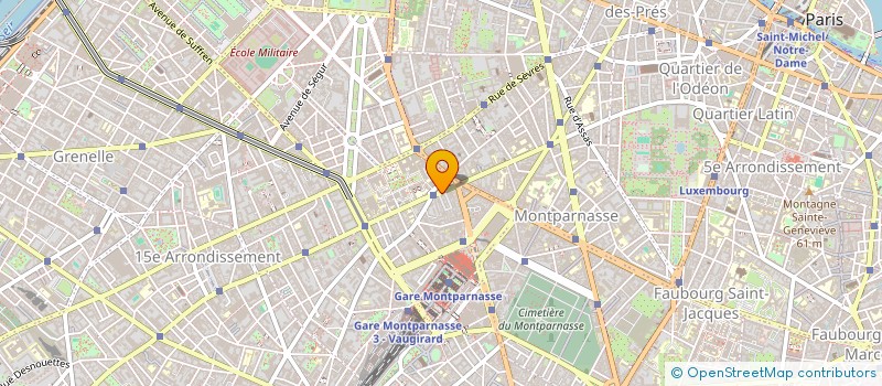 localisation de l'entreprise POISSONNERIE VAUGIRARD à PARIS