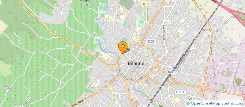 localisation de l'entreprise POISSONNERIE VIRGINIE BROUANT à BEAUNE