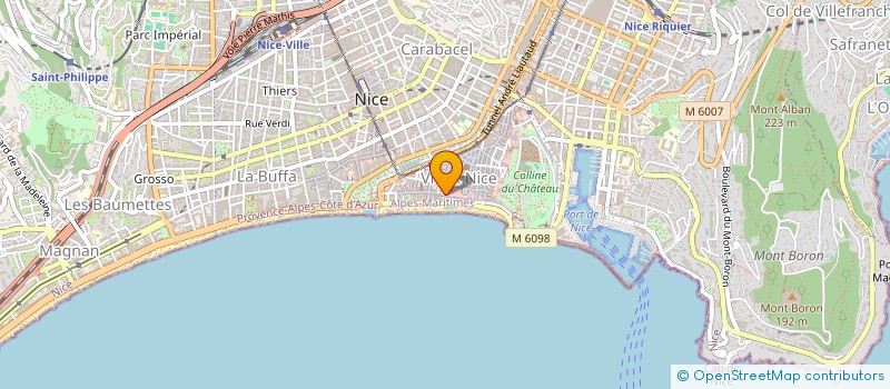 localisation de l'entreprise POISSONNERIES DU SUD-EST à NICE