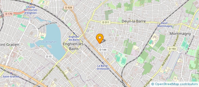 localisation de l'entreprise POISSONNET BAT à DEUIL-LA-BARRE