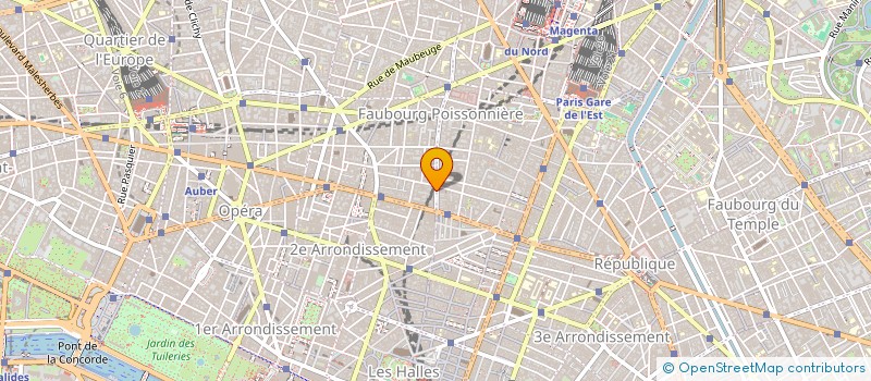 localisation de l'entreprise POISSONNIERE COMMERCIAL BUILDING  PARIS