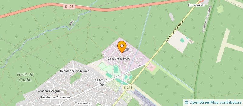 localisation de l'entreprise POISSONS  ANDERNOS-LES-BAINS