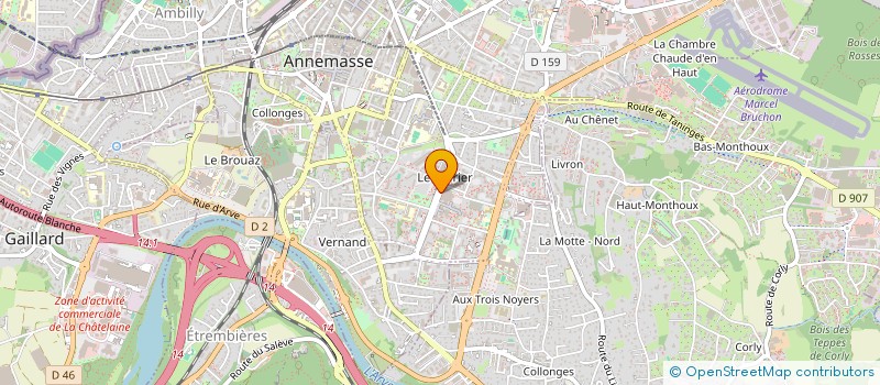 localisation de l'entreprise POISSONS FRAIS LAAZIZ à ANNEMASSE