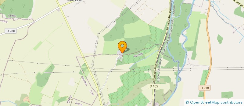 localisation de l'entreprise POITEVIN I, L, P INDIVISION  CHERY