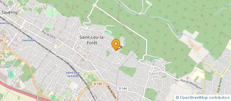 localisation de l'entreprise POITEVIN PERE & FILS  SAINT-LEU-LA-FORET