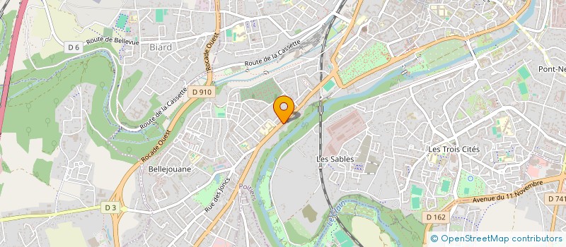 localisation de l'entreprise POITIERS DRIVER à POITIERS