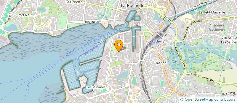 localisation de l'entreprise POITIERS EQUIPEMENT HOTELIER à LA ROCHELLE