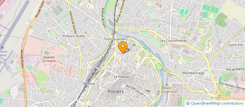 localisation de l'entreprise POITIERS MEMOIRES ET PARTAGES  POITIERS