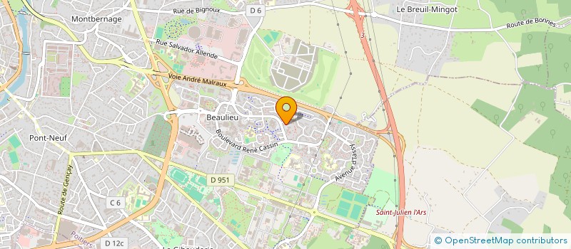 localisation de l'entreprise POITIERS PALESTINE à POITIERS