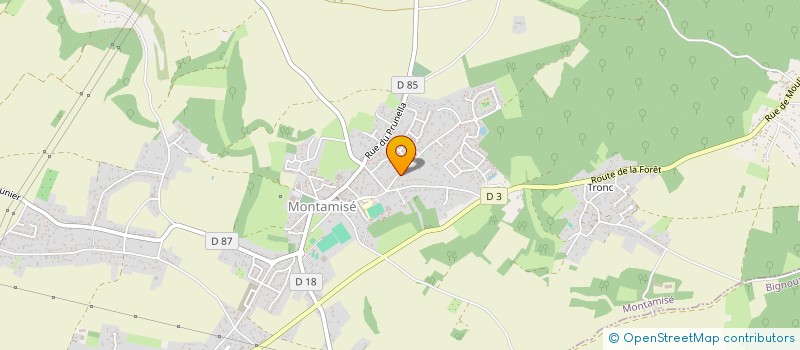 localisation de l'entreprise POITIERS RENOV à MONTAMISE