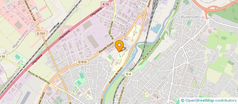 localisation de l'entreprise POITIERS SERVICES à POITIERS