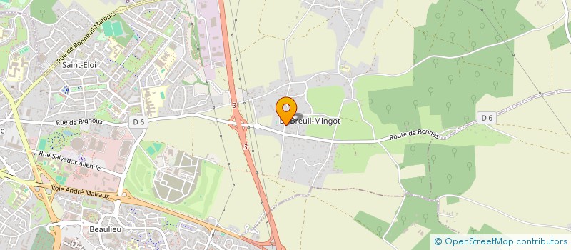 localisation de l'entreprise POITIERS SERVICES MANAGEMENT à POITIERS
