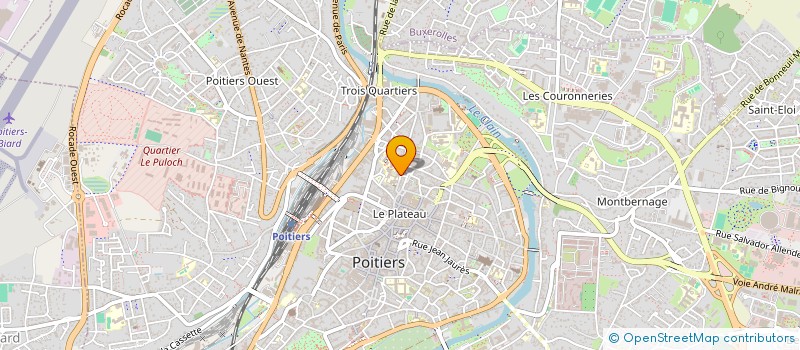 localisation de l'entreprise POITIERS SOCIAL CLUB à POITIERS