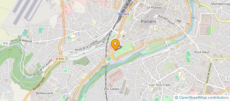 localisation de l'entreprise POITIN NA NGAEL à POITIERS