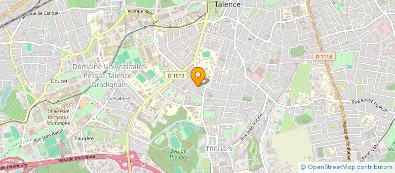 localisation de l'entreprise POITOU  TALENCE