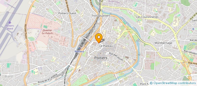 localisation de l'entreprise POITOU CUISINE à POITIERS