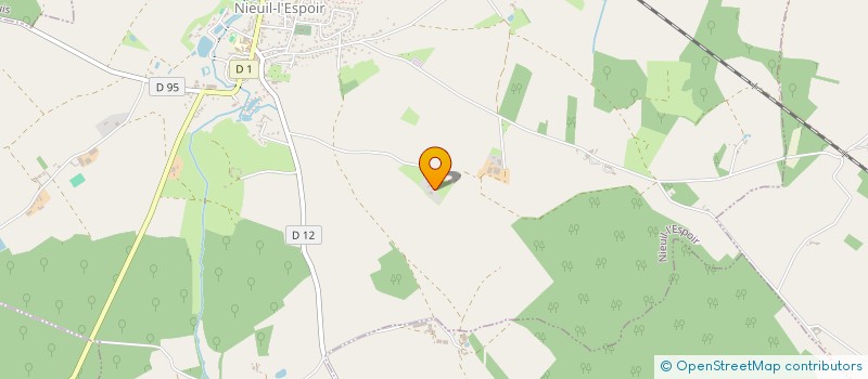 localisation de l'entreprise POITOU FRAIS DISTRIBUTION à NIEUIL-L'ESPOIR