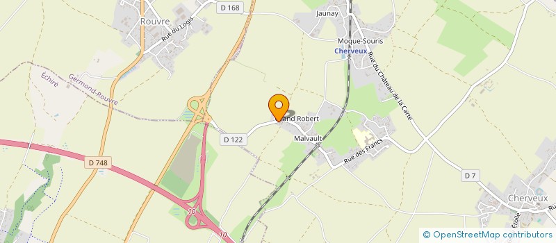 localisation de l'entreprise POITOU GUEPES ET FRELONS  CHERVEUX