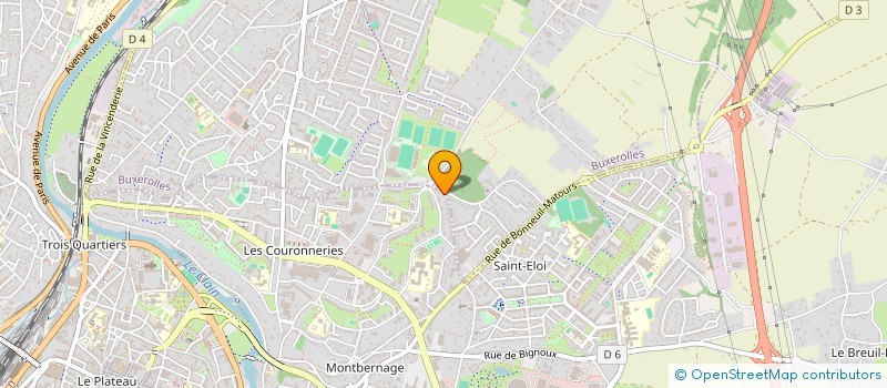 localisation de l'entreprise POITOU MARKET à POITIERS