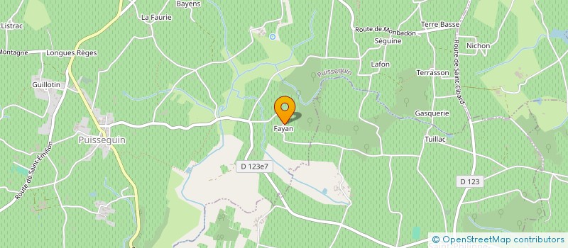 localisation de l'entreprise POITOU-OPERIE  PUISSEGUIN