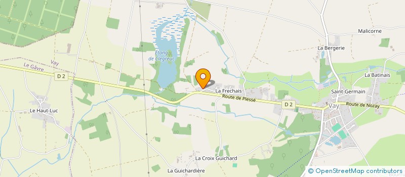 localisation de l'entreprise POITOU PROJET ENERGIE  VAY