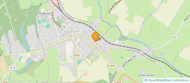 localisation de l'entreprise POIVERT  FORGES-LES-EAUX