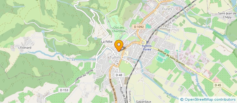 localisation de l'entreprise POIVRE CASSIS à TULLINS