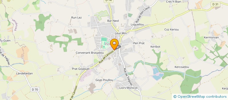 localisation de l'entreprise POIVRE ET SEL  PENVENAN