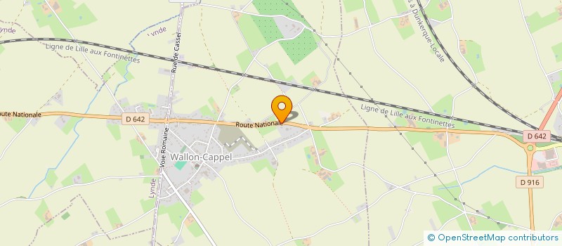 localisation de l'entreprise POIVRE ET SEL à WALLON-CAPPEL