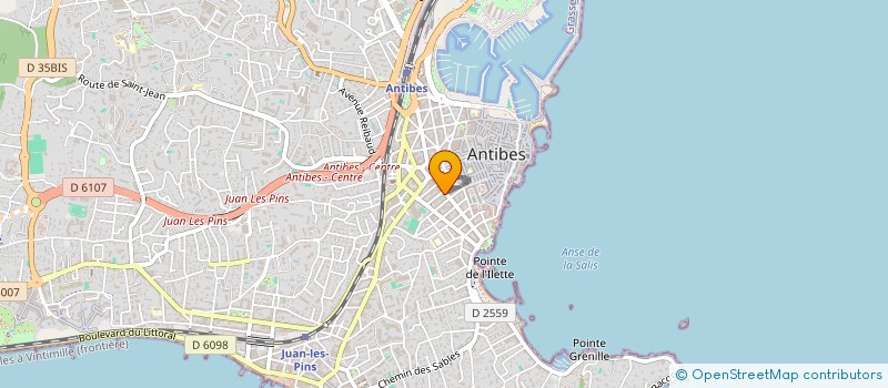 localisation de l'entreprise POIVRE NOIR  ANTIBES