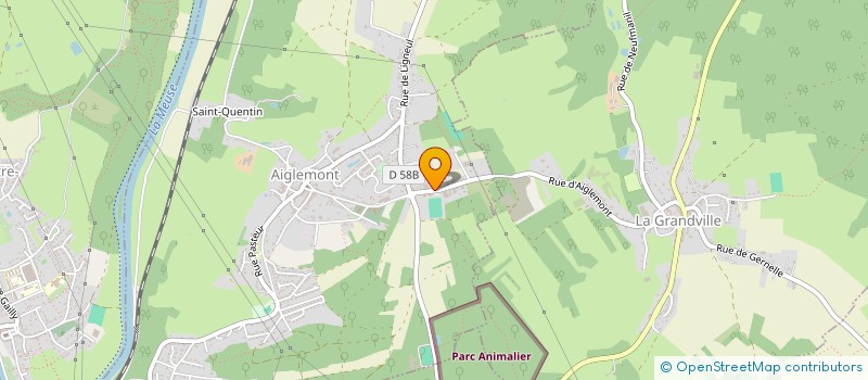 localisation de l'entreprise POIX HABITAT  AIGLEMONT