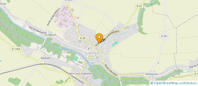 localisation de l'entreprise POIX NOTAIRES à GALLARDON
