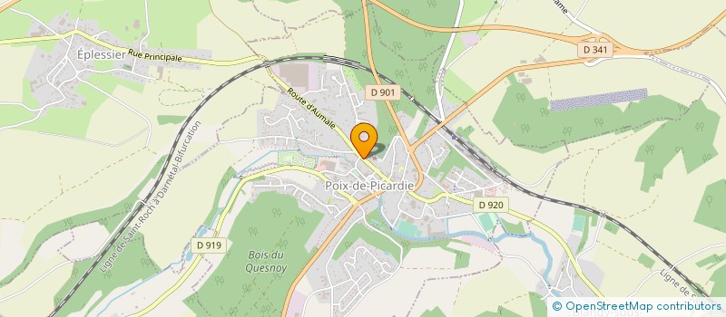 localisation de l'entreprise POIX TAXI à POIX-DE-PICARDIE