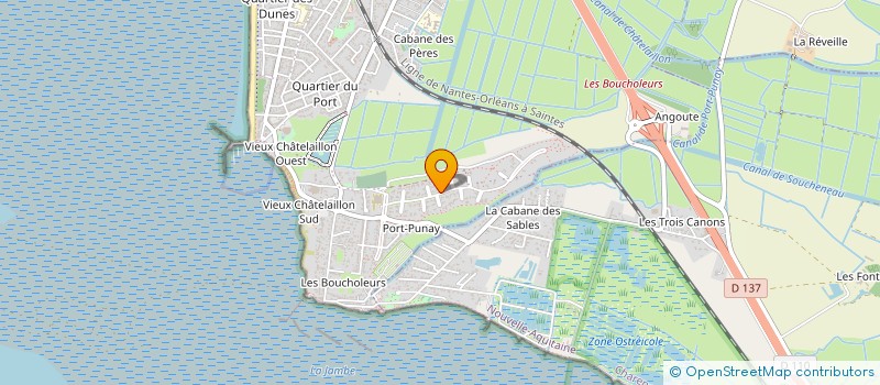 localisation de l'entreprise POIXBLANC HP à CHATELAILLON-PLAGE