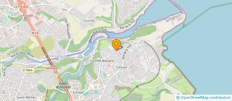 localisation de l'entreprise POIZON à SAINT-BRIEUC