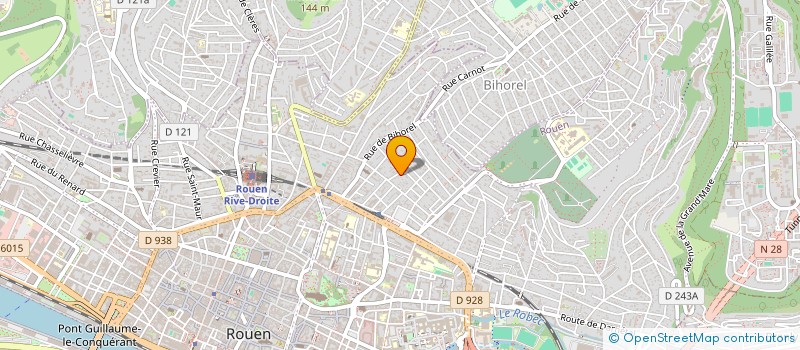 localisation de l'entreprise POJO  ROUEN