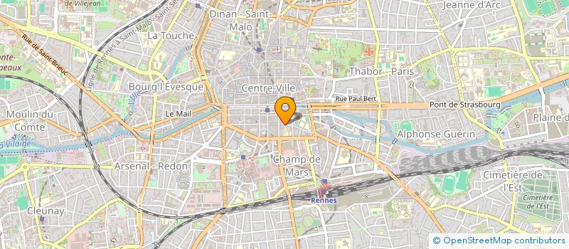 localisation de l'entreprise POJO  RENNES