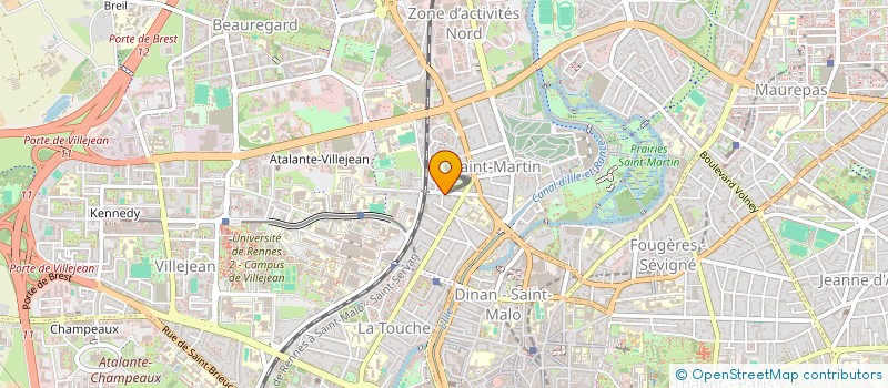 localisation de l'entreprise POJOMA II  RENNES