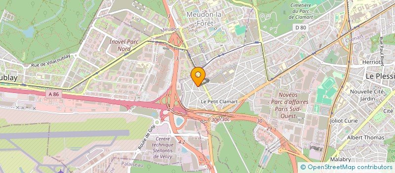 localisation de l'entreprise POK  CLAMART