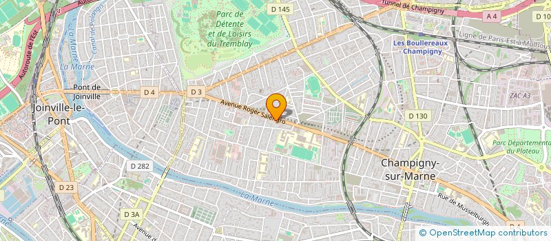 localisation de l'entreprise POK  CHAMPIGNY-SUR-MARNE