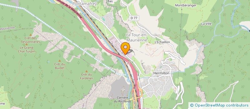 localisation de l'entreprise POK  LA TOUR-EN-MAURIENNE