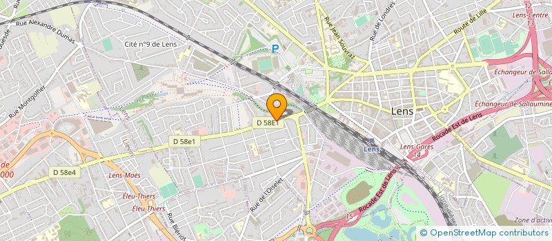 localisation de l'entreprise POK'AMBULANCES  LENS